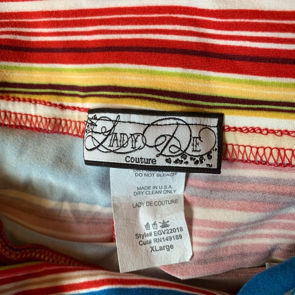 Lady D XL serape shorts - Picture 3 of 5